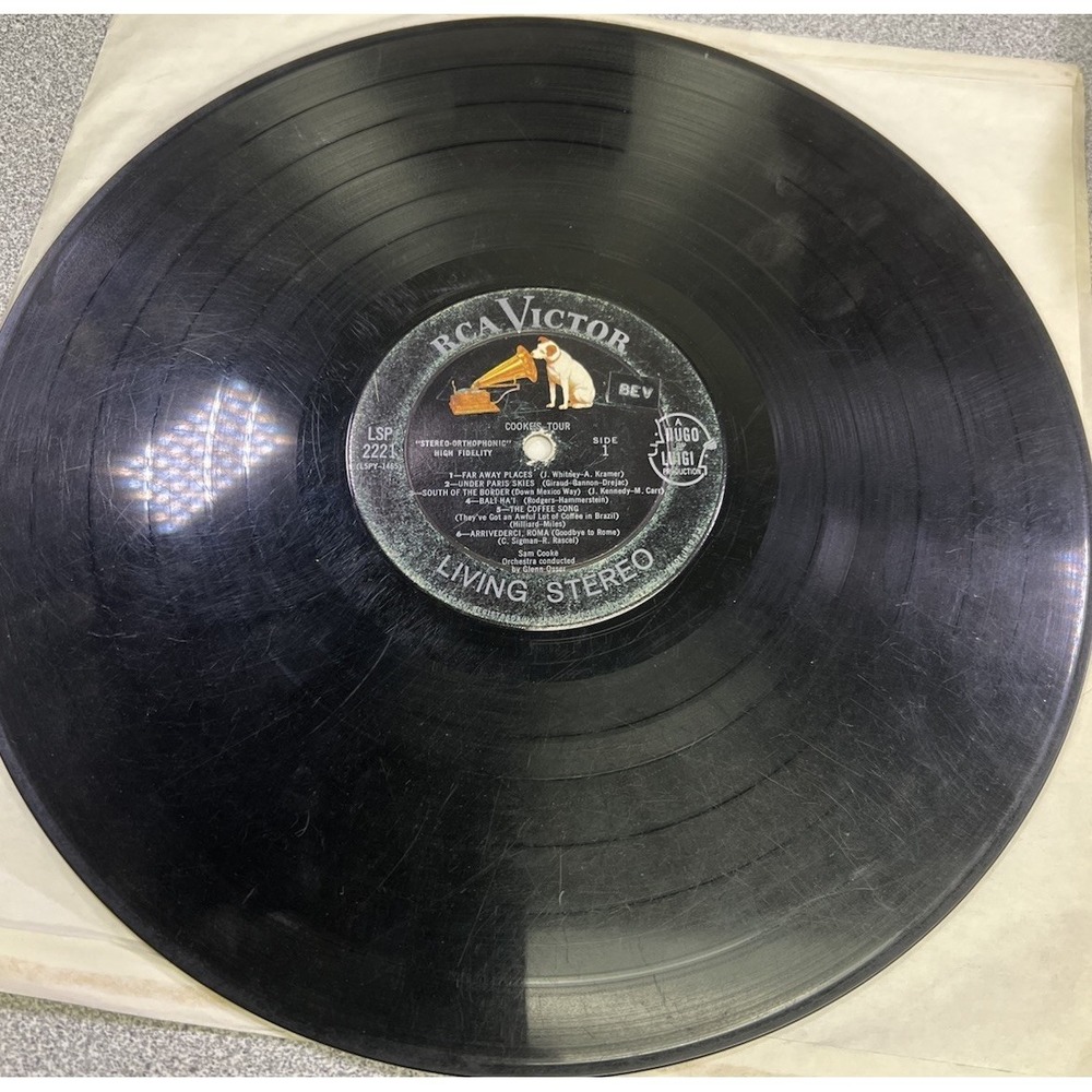 SAM COOKE Cooke's Tour - ORG SOUL LP 1960 RCA‎ Victor stereo Record/sleeve Only!